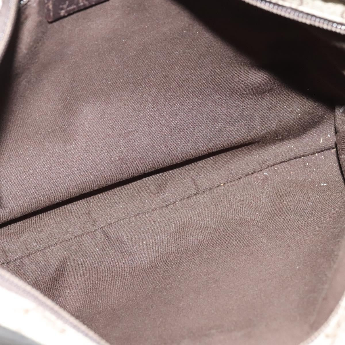Gucci Zip Top Messenger Bag Gg Coated Canvas Beige Canvas Shoulder Bag Bag ( )