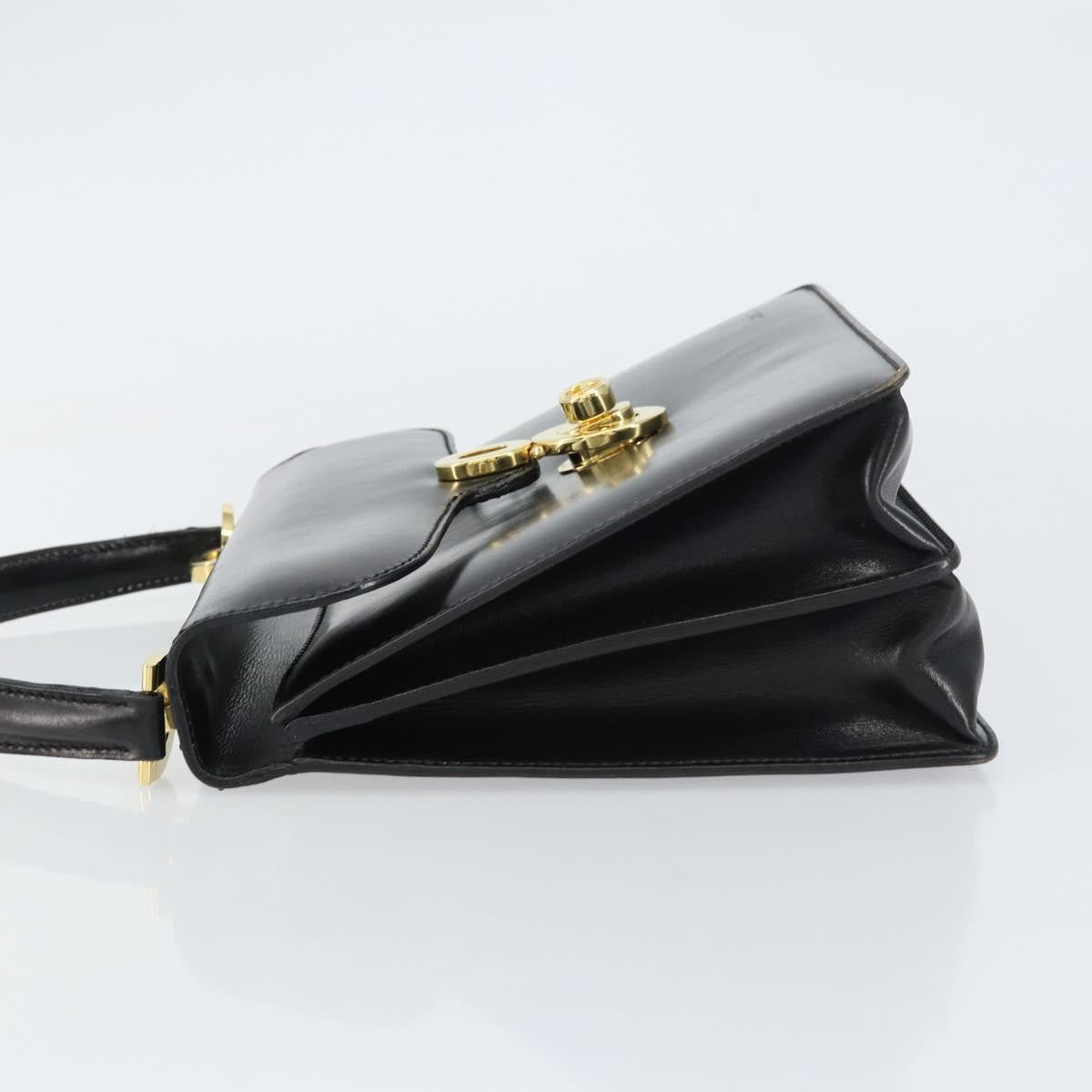 Gucci   Handbag Leather Black Leather Handbag ( )