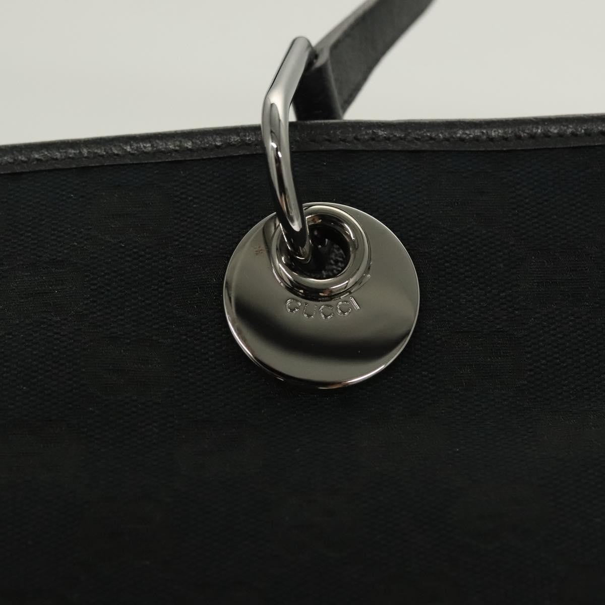 Gucci Eclipse Tote Gg Canvas Black Canvas Tote Bag Bag ( )