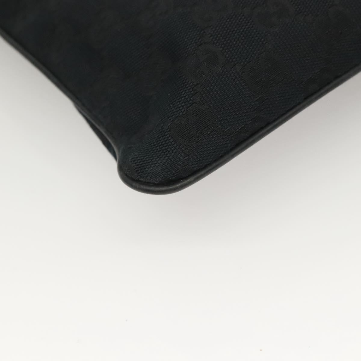 Gucci Web Strap Zip Messenger Bag Gg Canvas Black Canvas Shoulder Bag Bag ( )
