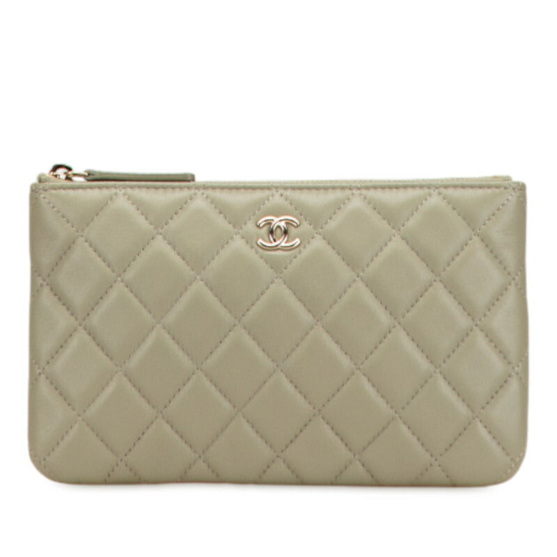 Chanel Coco Mark Classic Matelasse Lambskin Clutch Bag