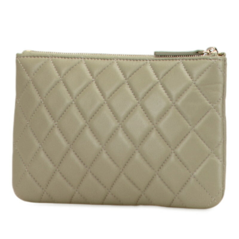Chanel Coco Mark Classic Matelasse Lambskin Clutch Bag