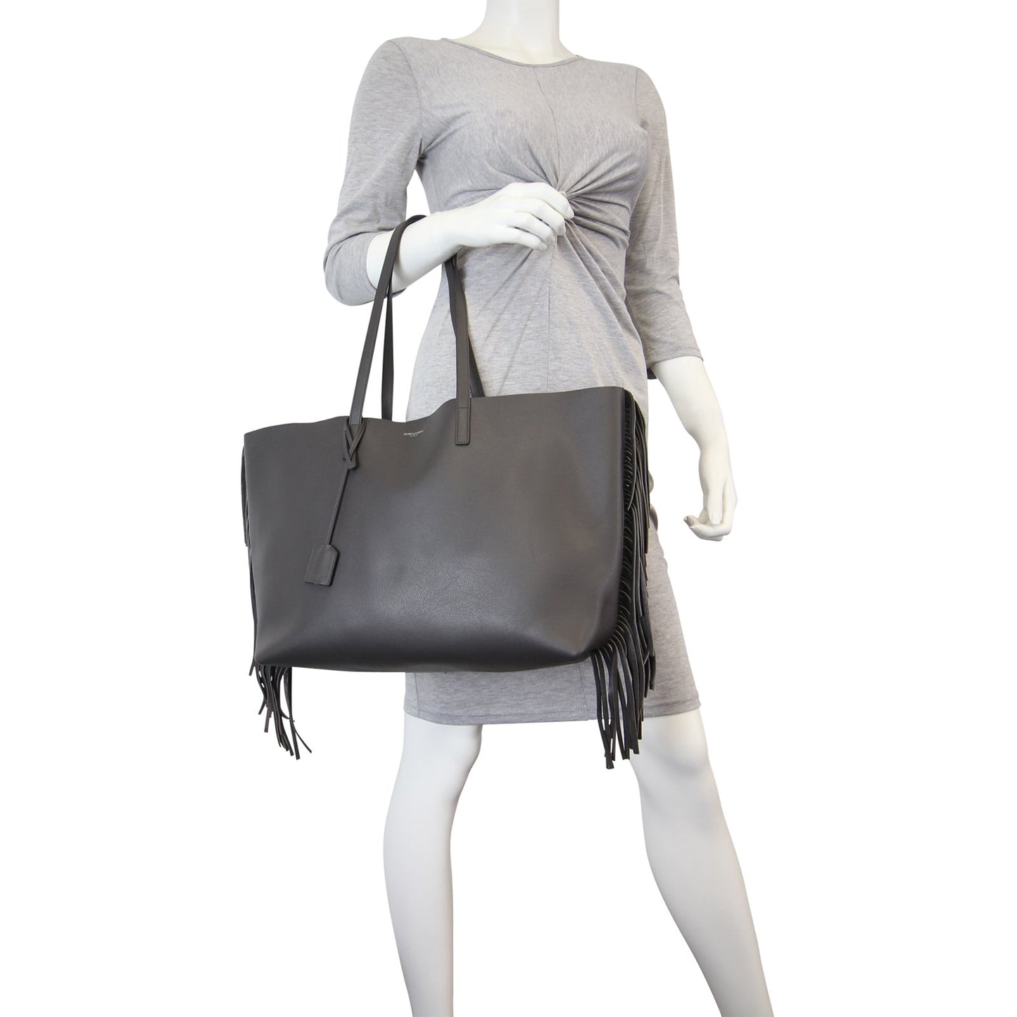Saint Laurent Large Fringe Shopping Tote