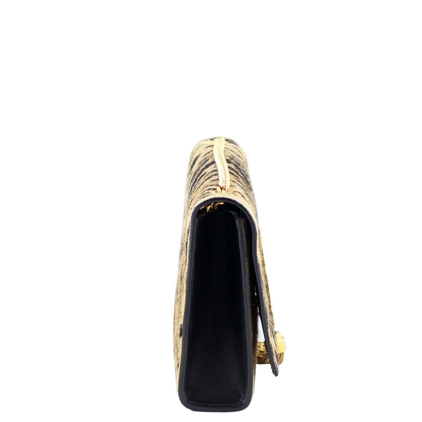 Saint Laurent Classic Medium Kate Tassel Satchel Leopard Print Calf Hair