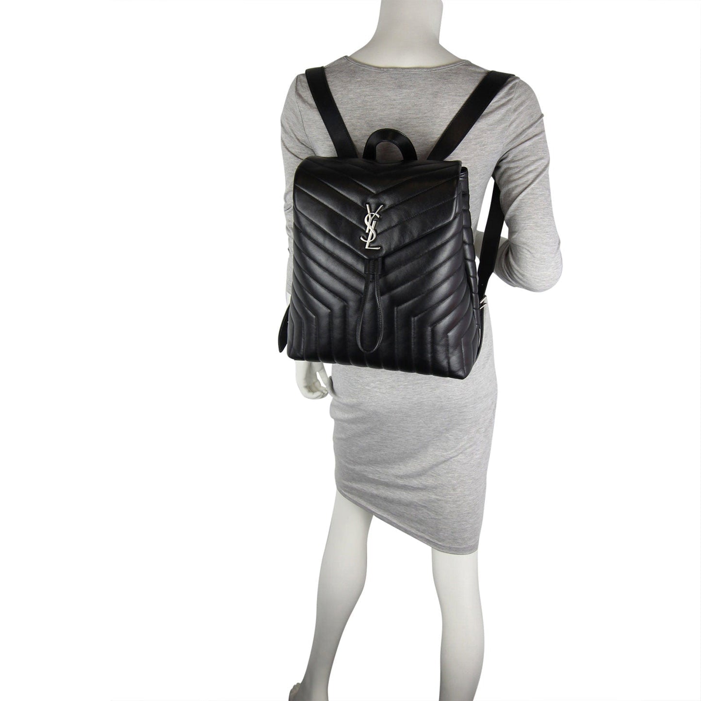 Saint Laurent Loulou Monogram Backpack Medium