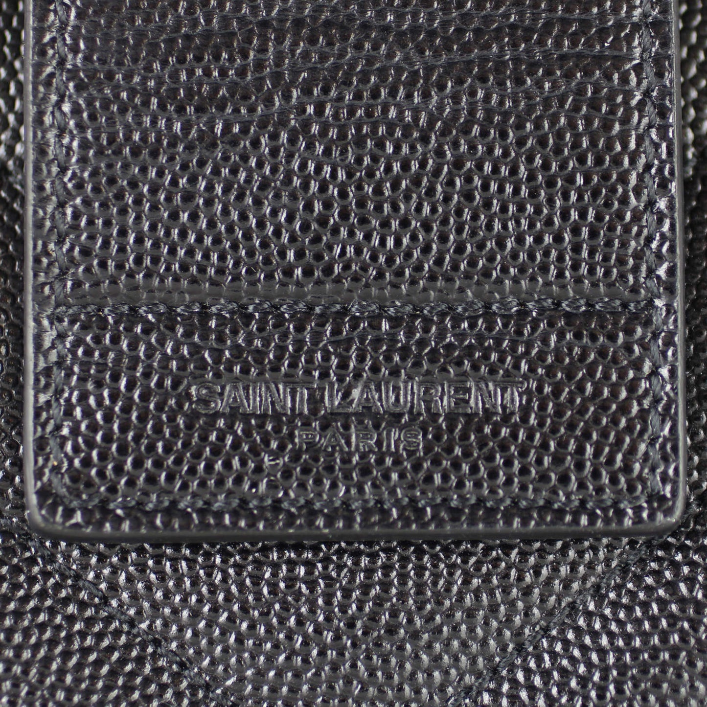 Saint Laurent Matelassé Chevron Monogram Shopping Bag