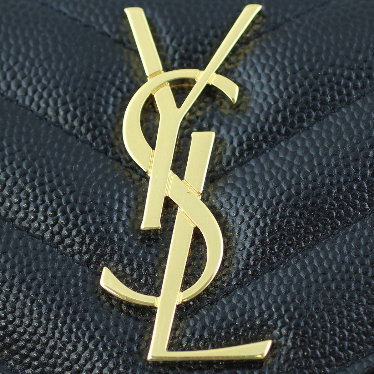 Saint Laurent Monogram Compact Tri-Fold Wallet