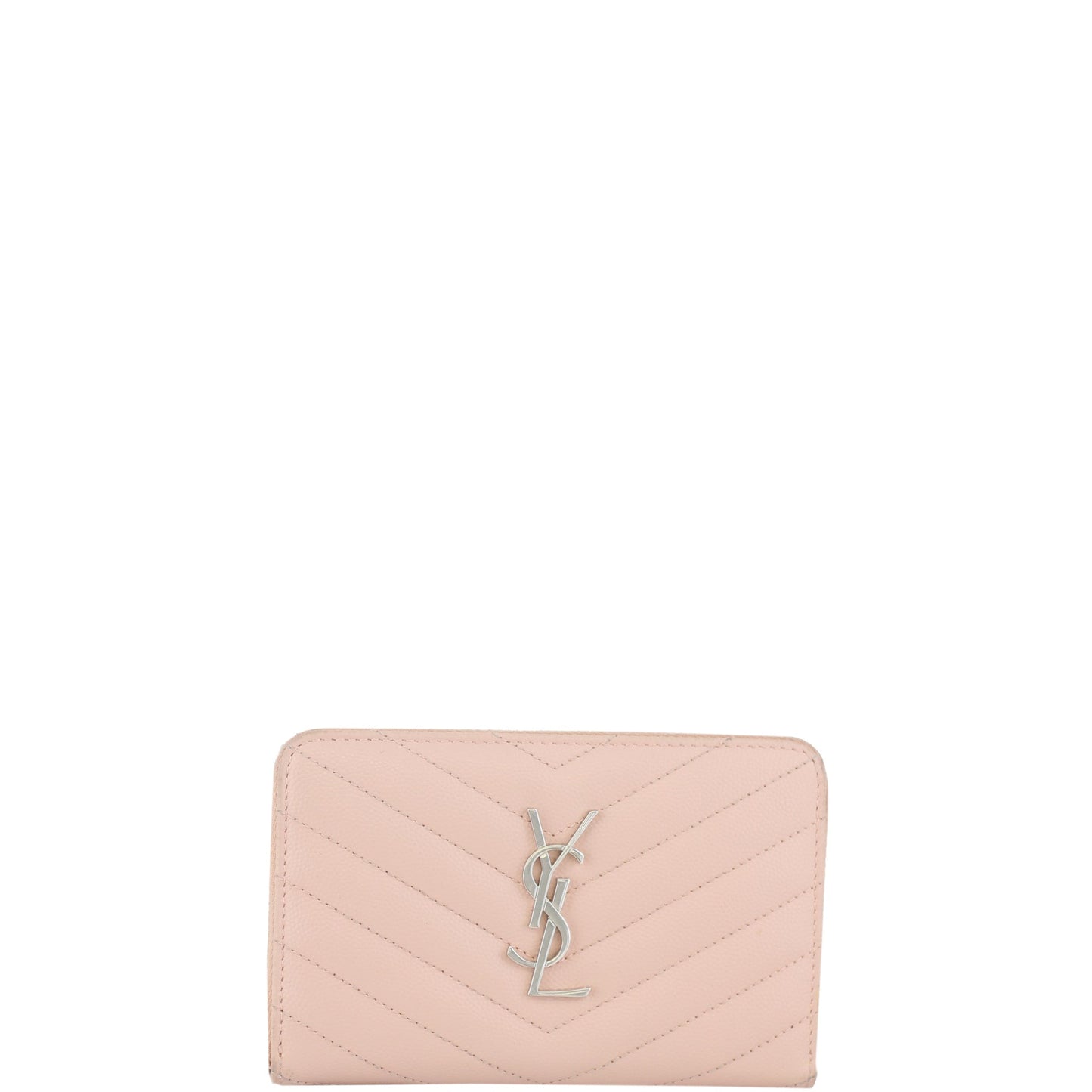 Saint Laurent Monogram Compact Zip Around Wallet