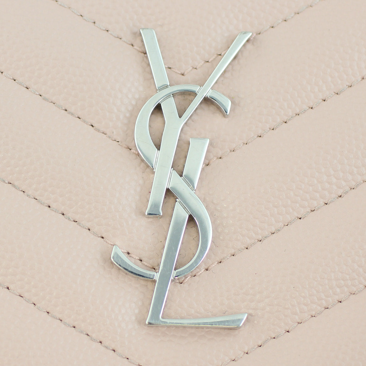 Saint Laurent Monogram Compact Zip Around Wallet