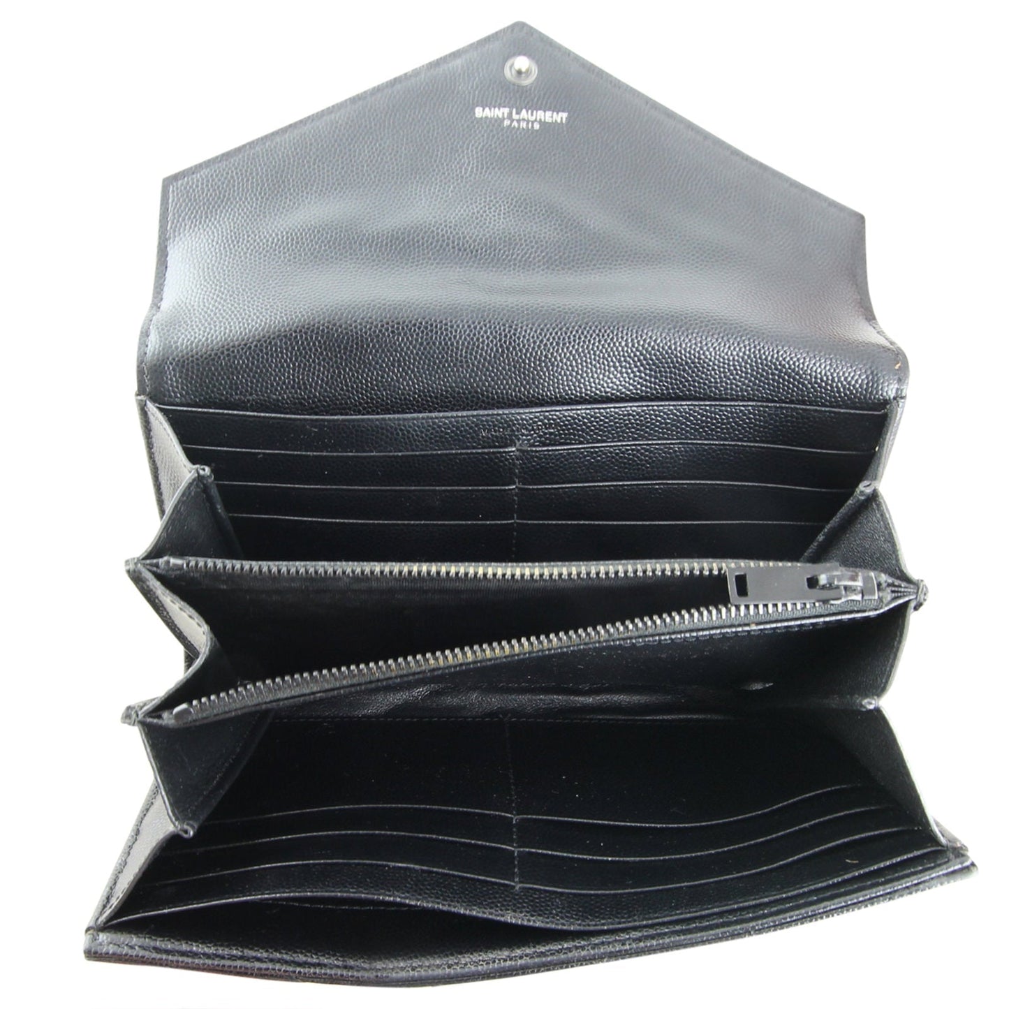 Saint Laurent Monogram Matelassé Flap Wallet Large