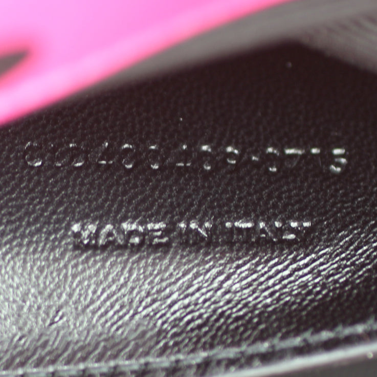 Saint Laurent Polka Dot Classic Monogram Clutch