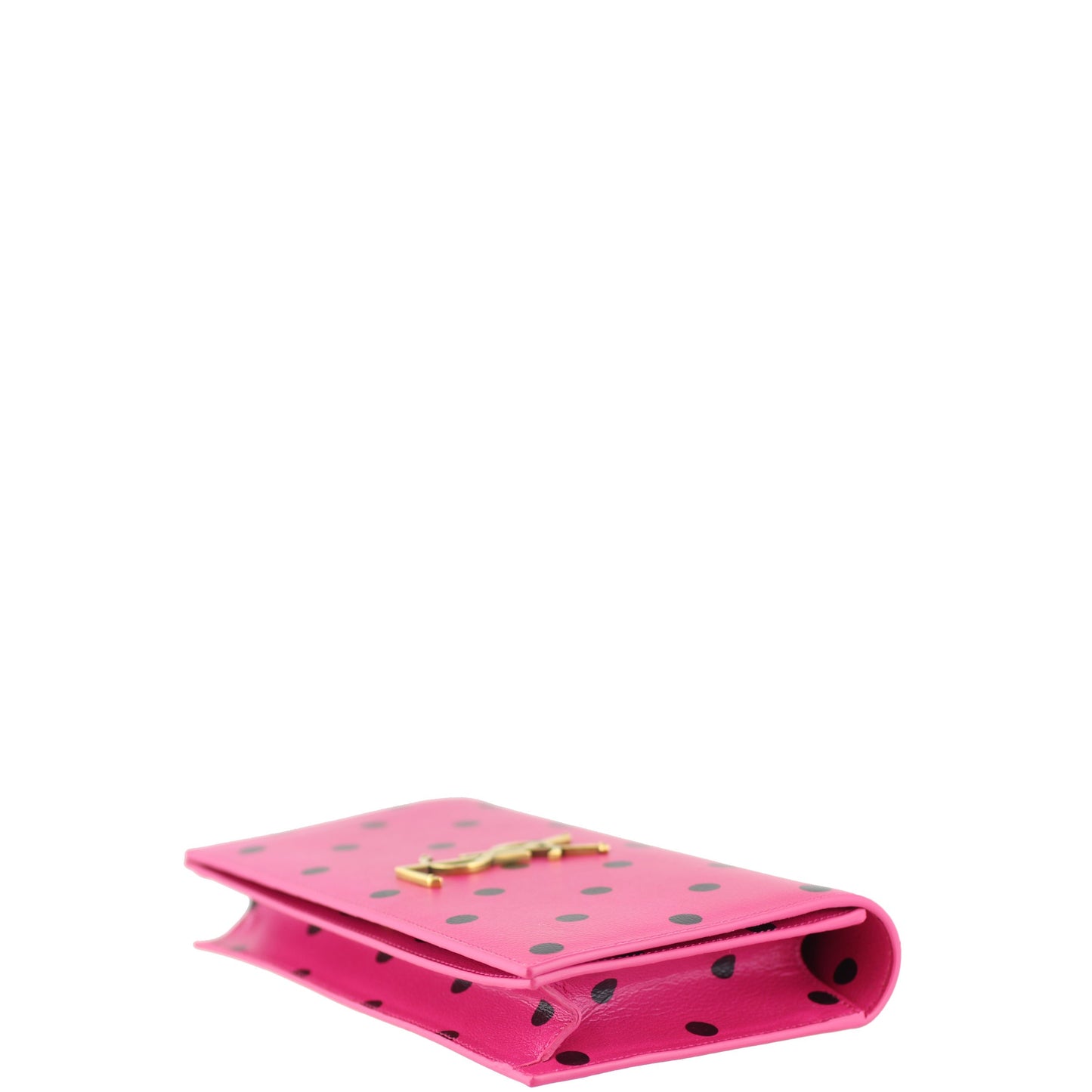 Saint Laurent Polka Dot Classic Monogram Clutch