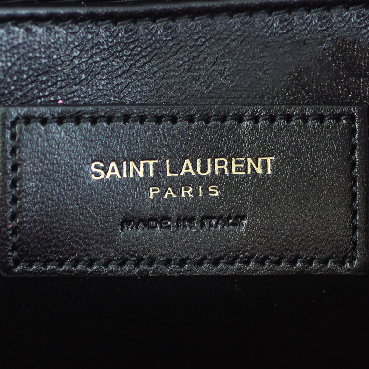 Saint Laurent Polka Dot Classic Monogram Clutch