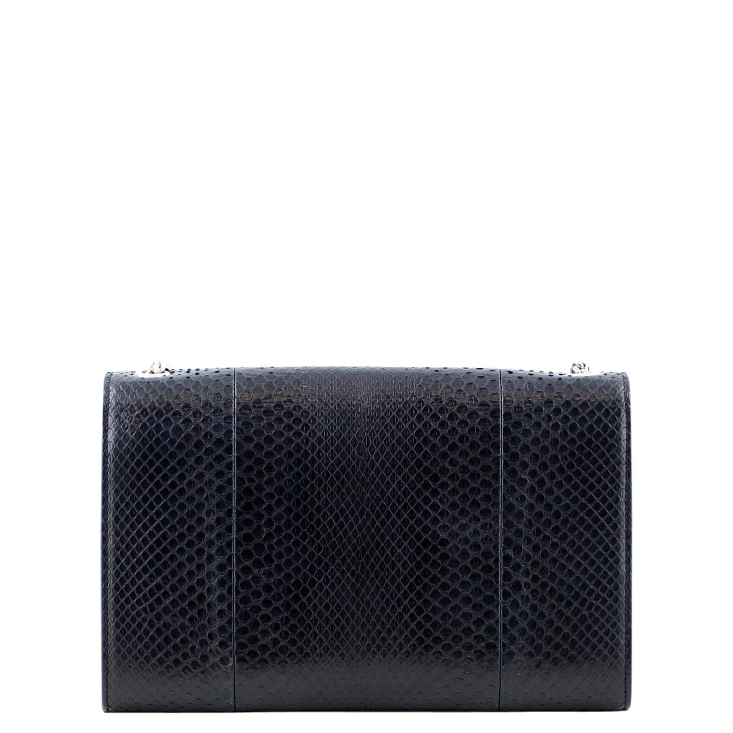 Saint Laurent Classic Medium Kate Tassel Satchel Python