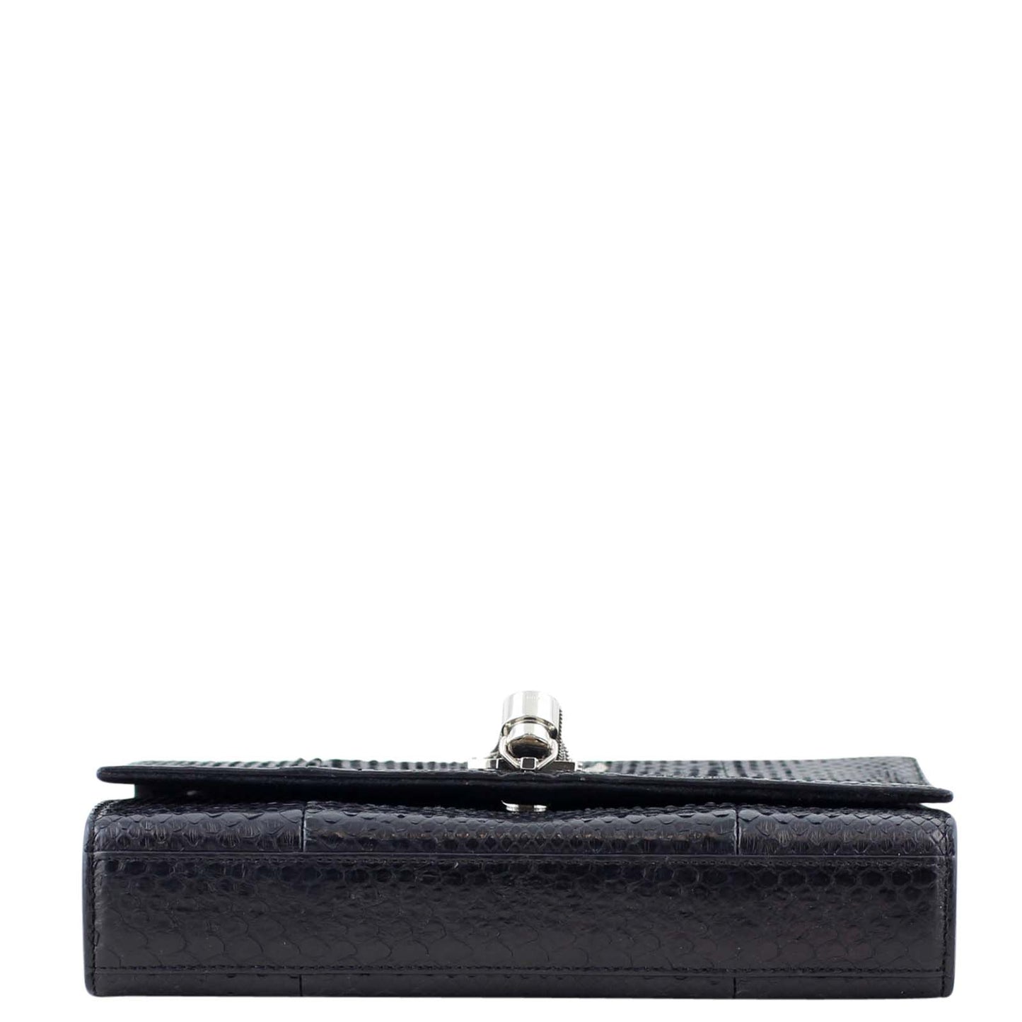 Saint Laurent Classic Medium Kate Tassel Satchel Python