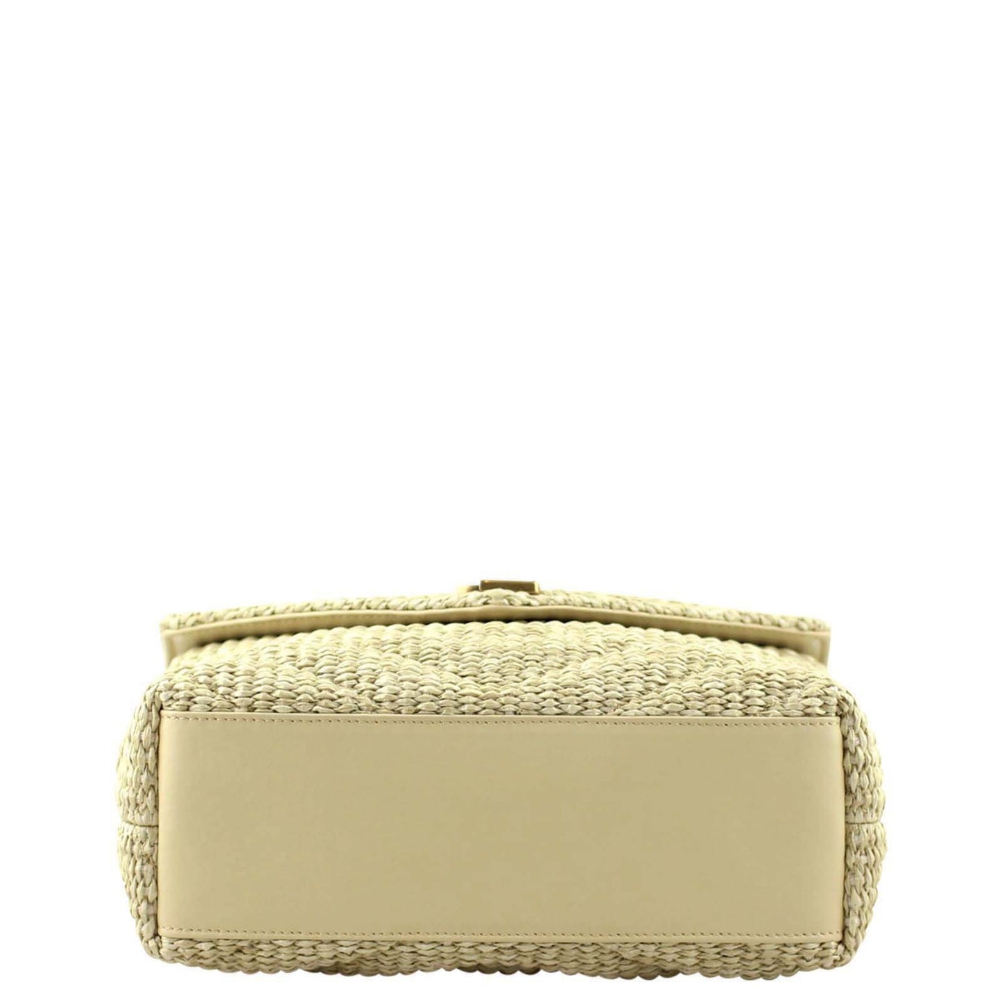 Saint Laurent Soft Raffia Shoulder Bag