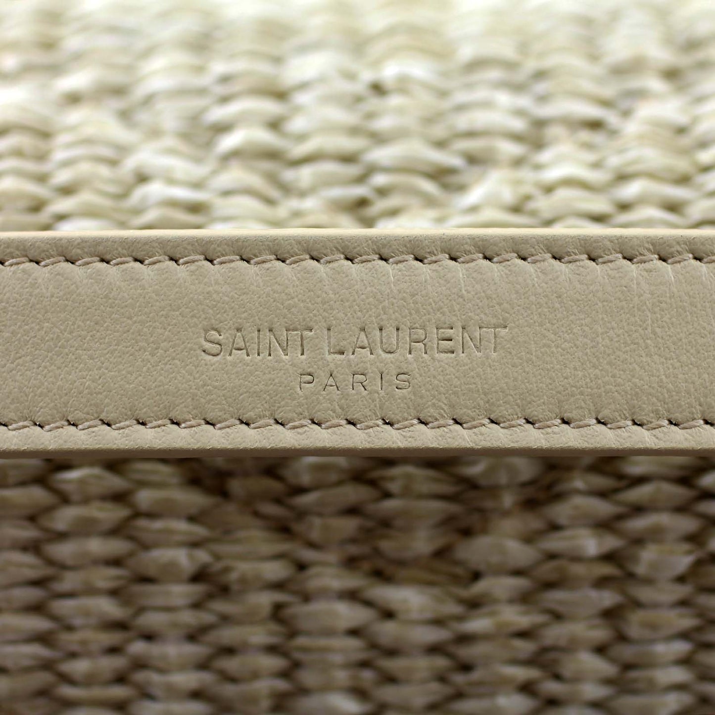 Saint Laurent Soft Raffia Shoulder Bag