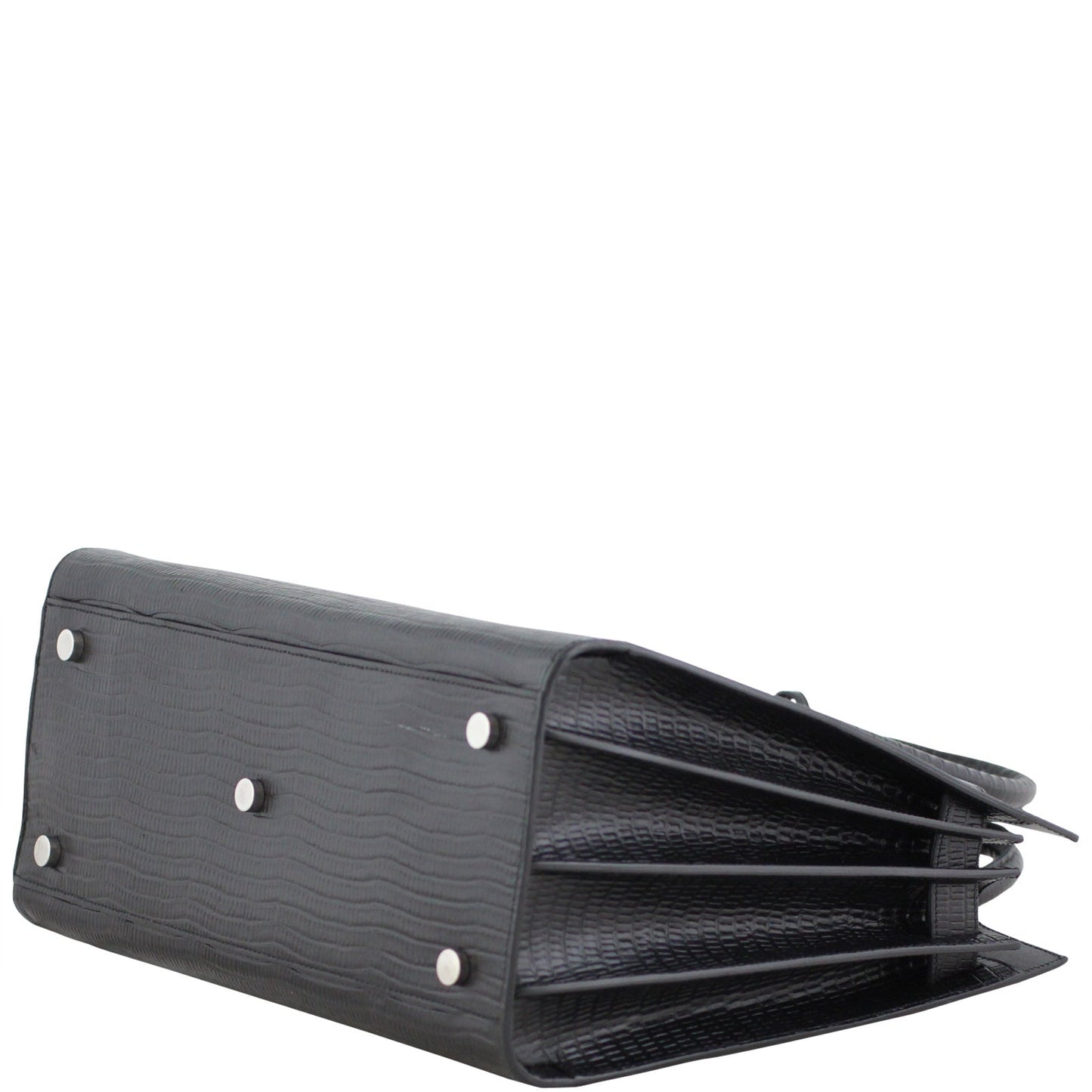 Saint Laurent Lizard Embossed Sac De Jour Small