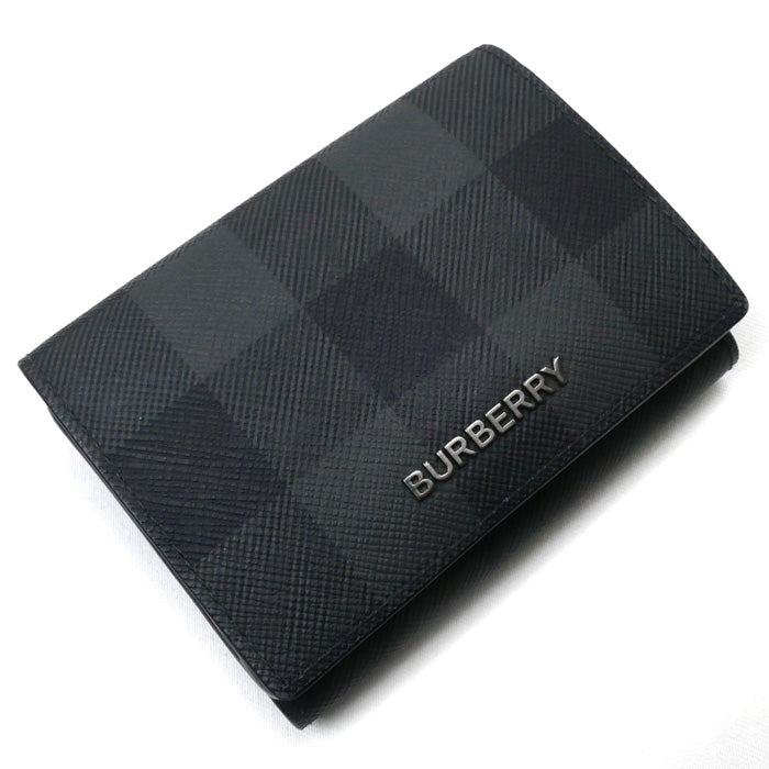 Burberry Tri-Fold Wallet Charcoal Gray