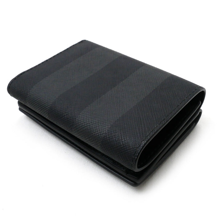 Burberry Tri-Fold Wallet Charcoal Gray