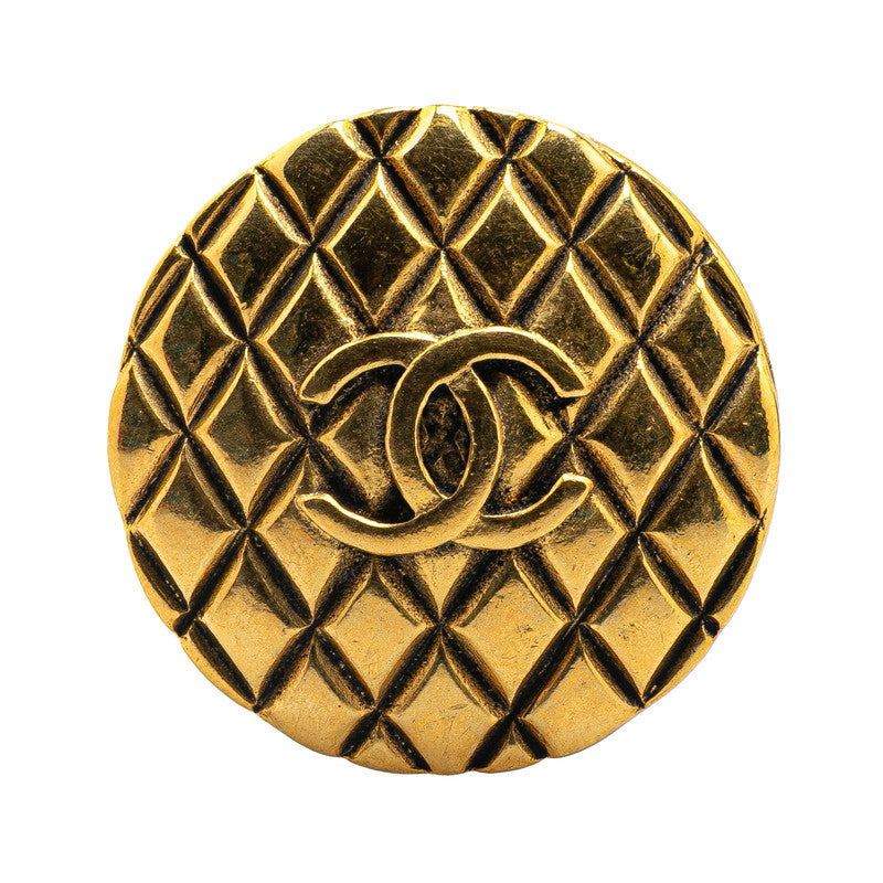 Chanel Coco Mark Matelasse Brooch