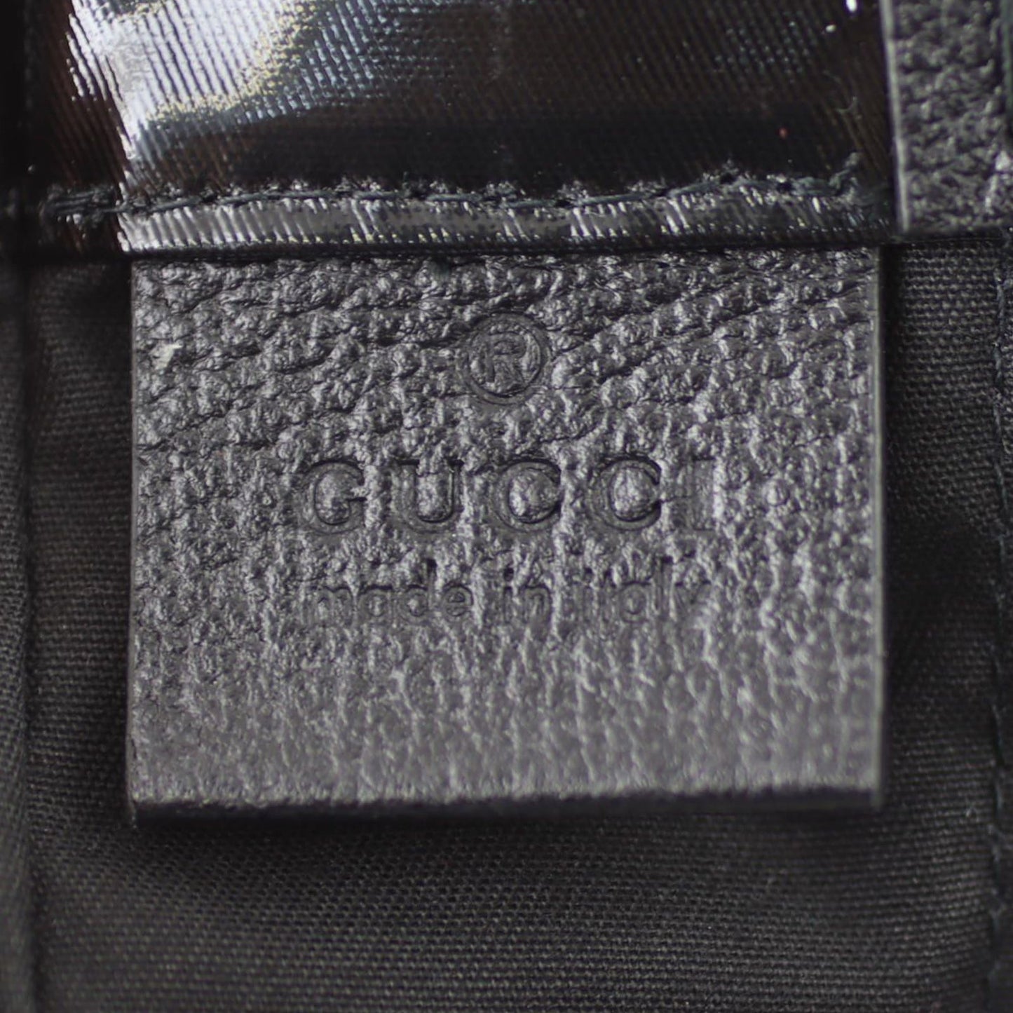 Gucci Montecarlo Crystal Logo Print Shopping Tote