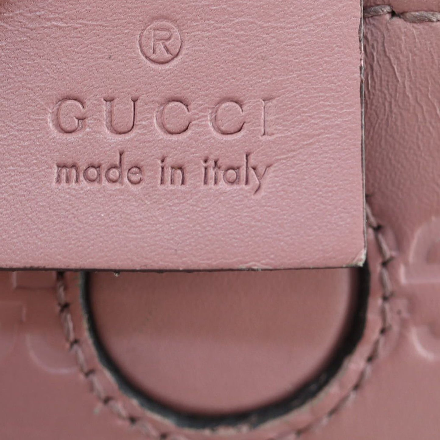 Gucci Guccissima Linea A Bee Foldover Tote