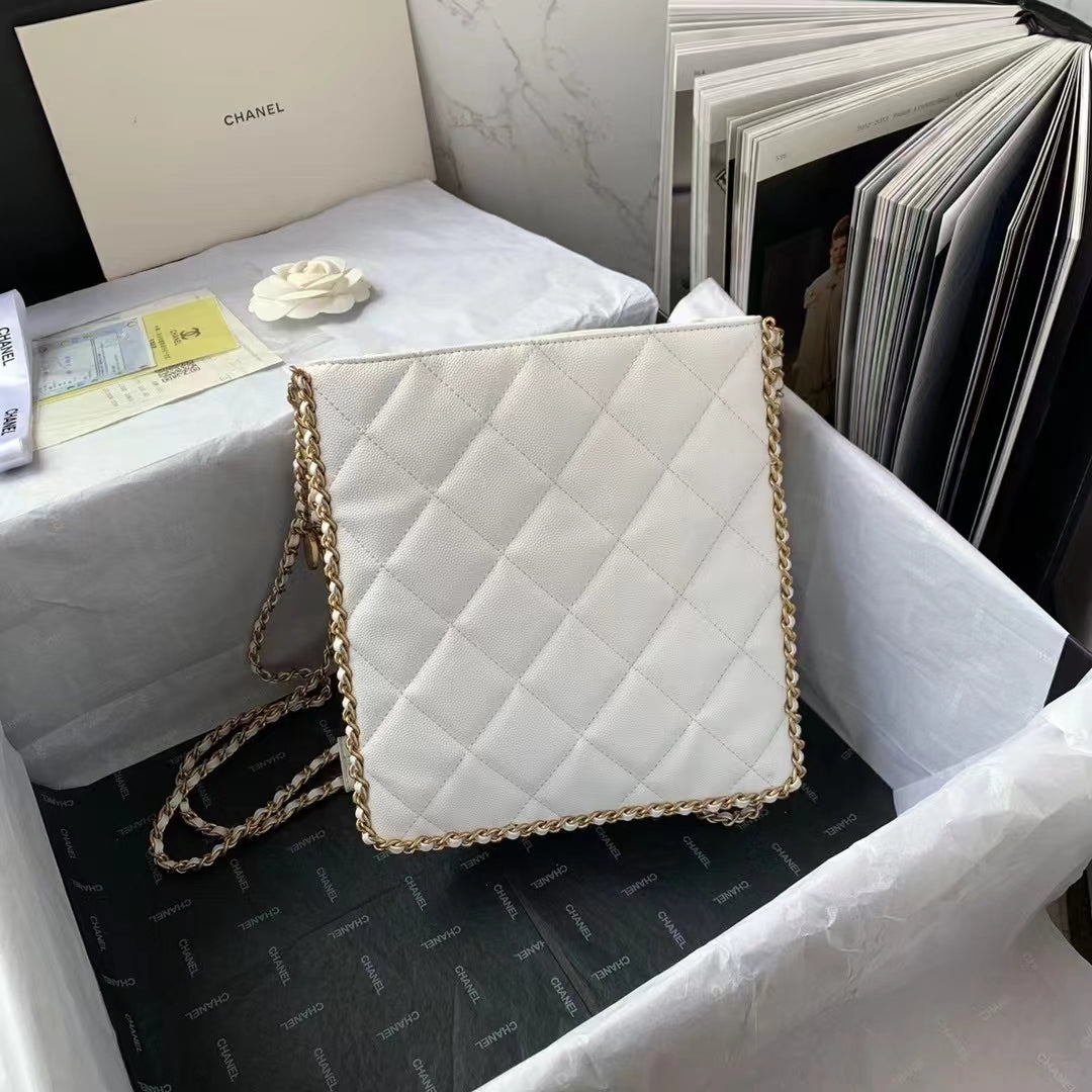 CHLSmall Shopping Bag White For Women Bags 9.1in/23cm