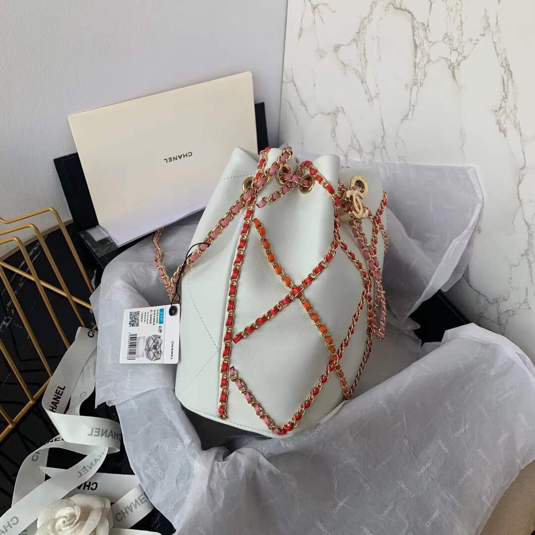 CHL 21 Handbag White For Women, Women’s Bags 8in/22cm