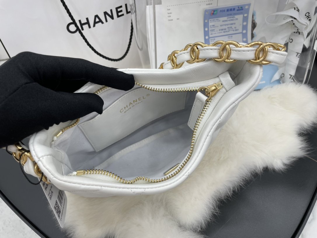 CHLHobo Handbag White For Women Bags 9.4in/24cm