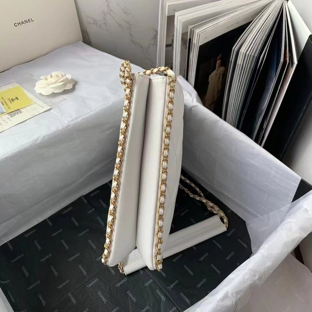 CHLSmall Shopping Bag White For Women Bags 9.1in/23cm