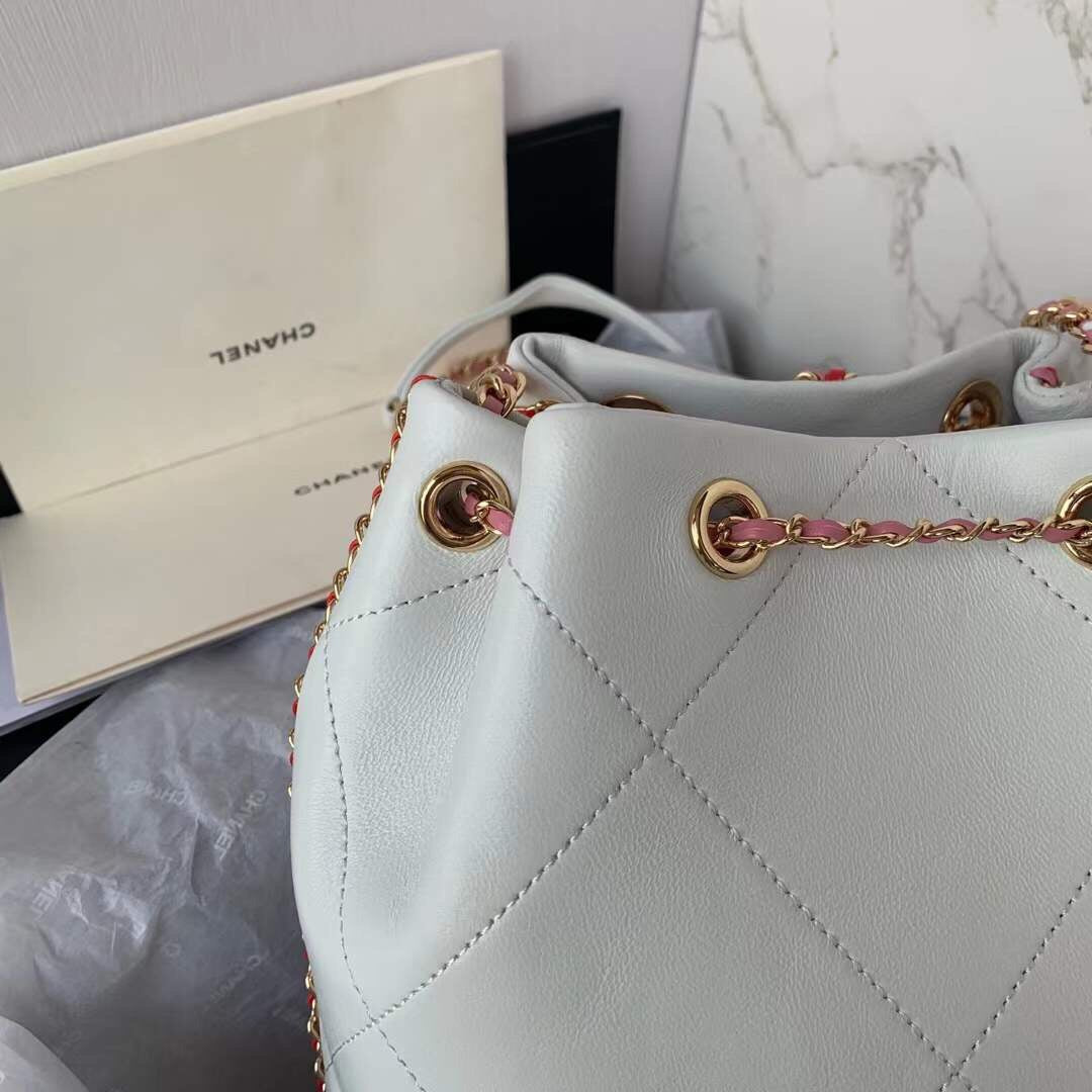 CHL 21 Handbag White For Women, Women’s Bags 8in/22cm
