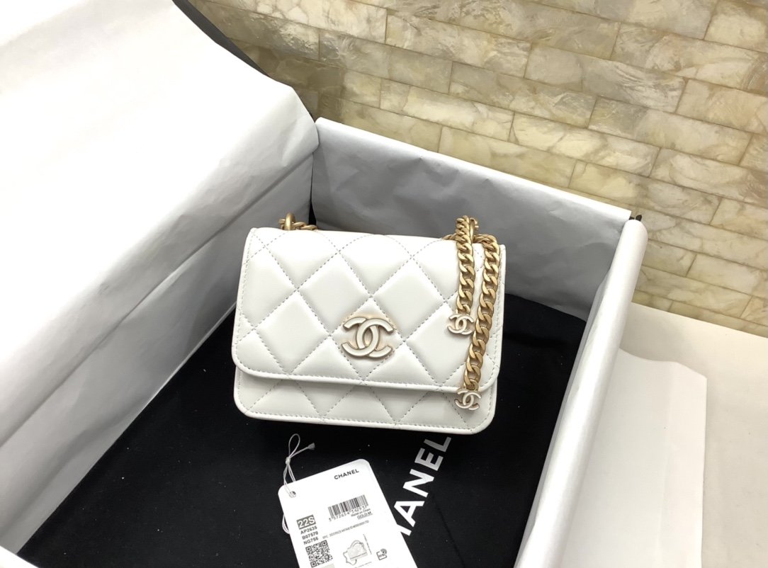 CHLSpring And Summer 22C White For Women Bags 6.1in/15.5cm