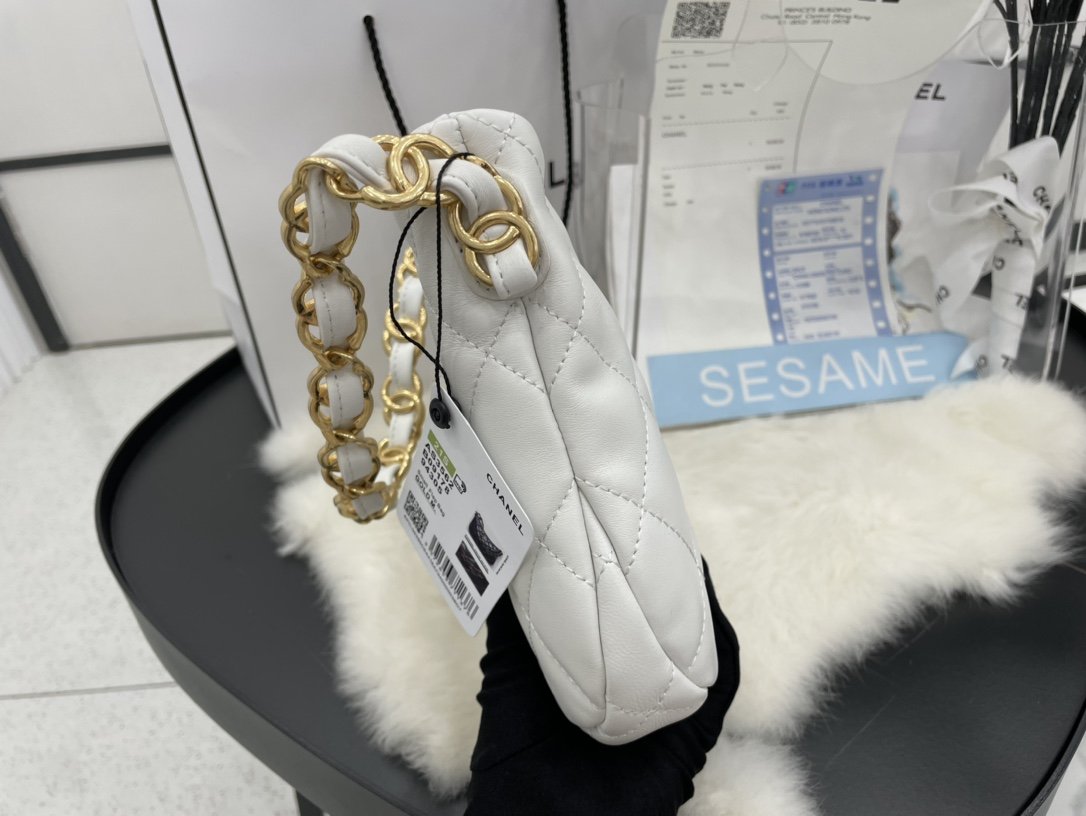 CHLHobo Handbag White For Women Bags 9.4in/24cm