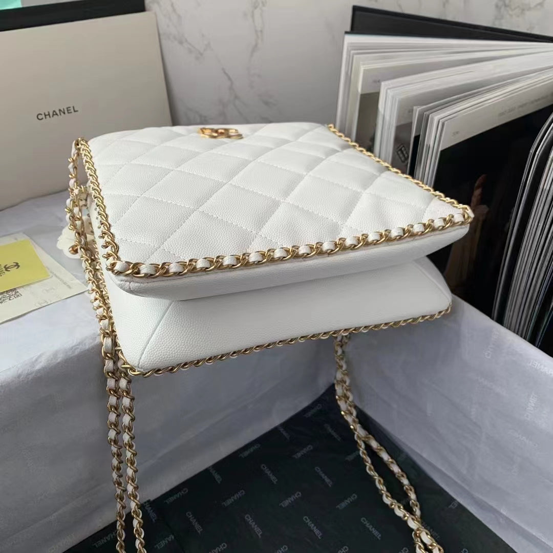 CHLSmall Shopping Bag White For Women Bags 9.1in/23cm