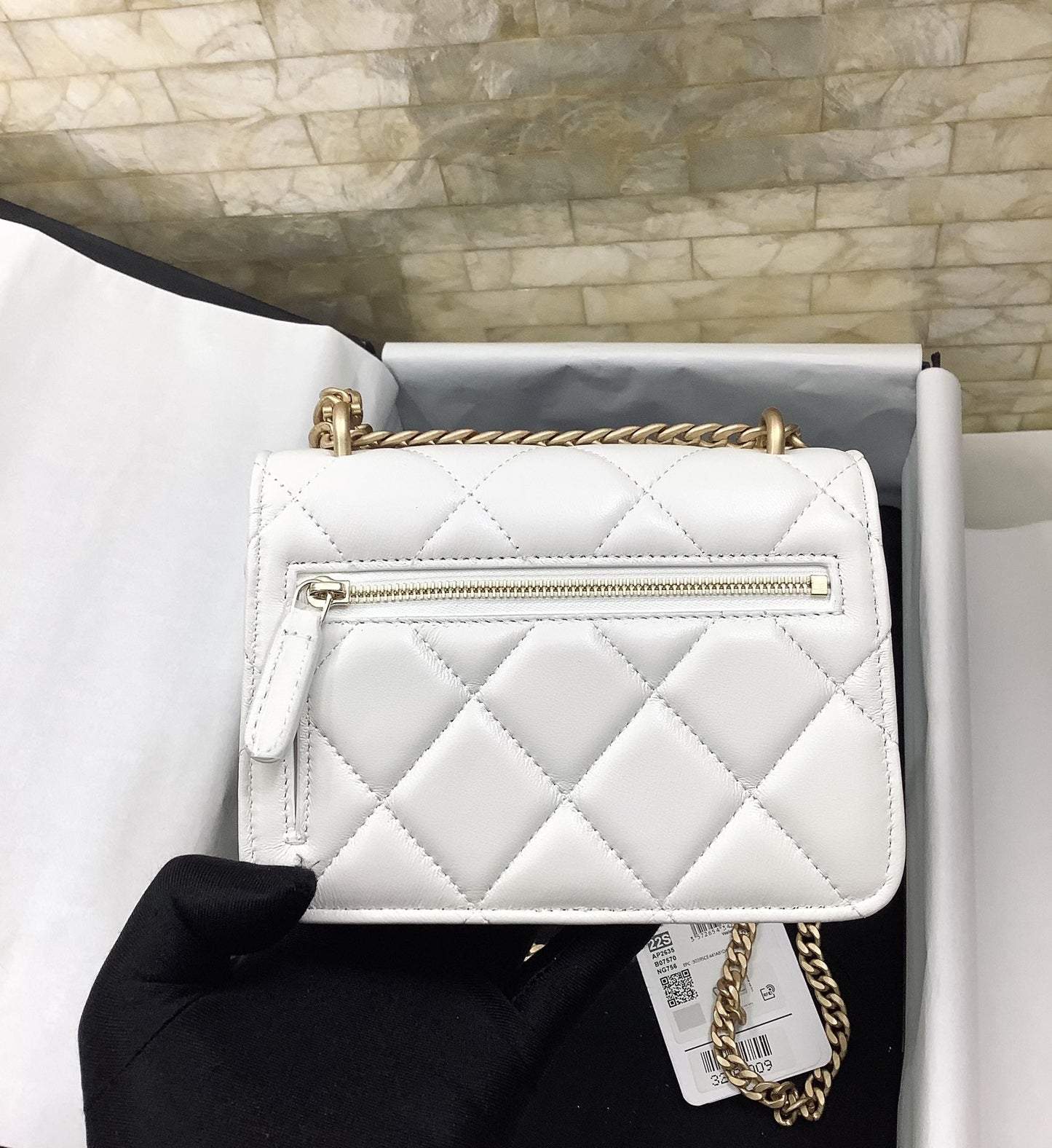 CHLSpring And Summer 22C White For Women Bags 6.1in/15.5cm