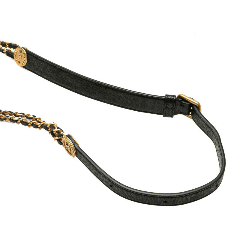Chanel Coco Mark Mini Matelasse Caviar Skin Waist Bag
