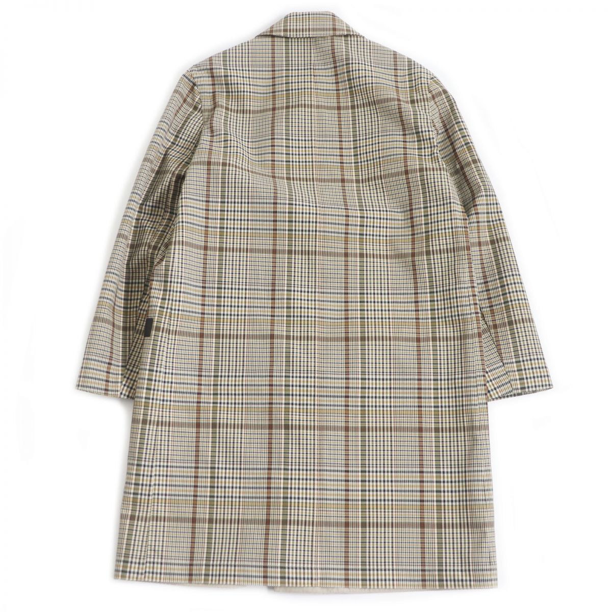 HERMES Stainless collar coat Outer: 100% wool, Lining: 100% cotton, Part: 100% sheepskin Brown type mens 44  d