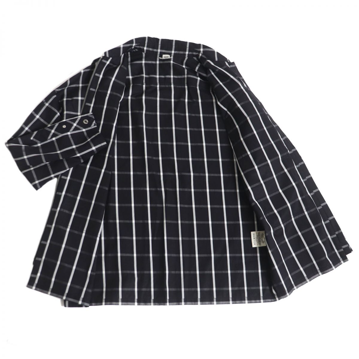 HERMES Blouson Main: 100% cotton, Part: 100% polyester black mens 36  d