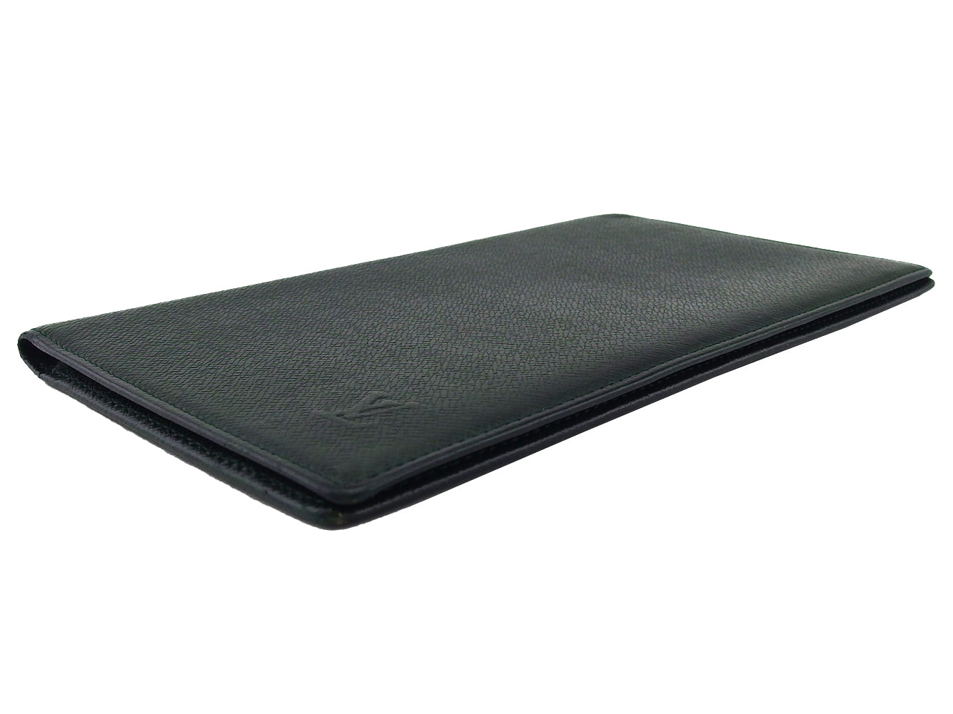 LOUIS VUITTON Bill Compartment Dark green Taiga