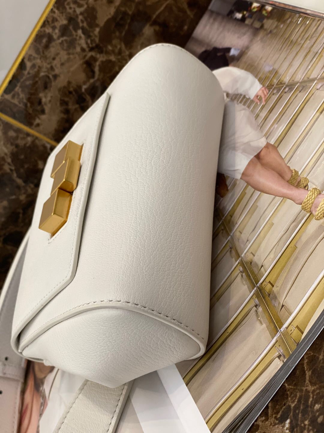 Top Quality Handle Bag White, For Women, Bags 8.5in/21.5cm