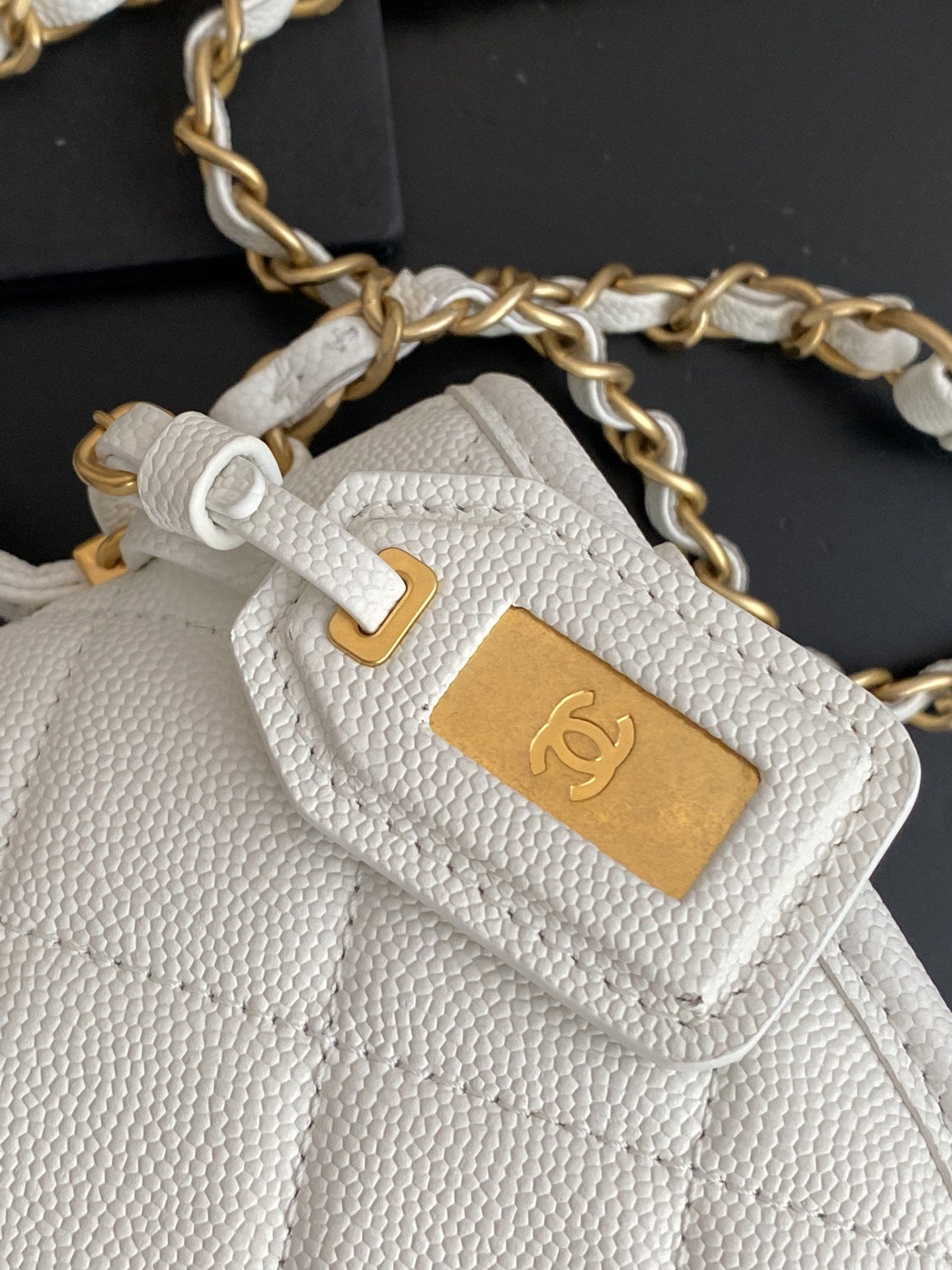 CHLSmall Top Qualityap Bag With Top Handle White For Women Bags 8.1in/20.5cm