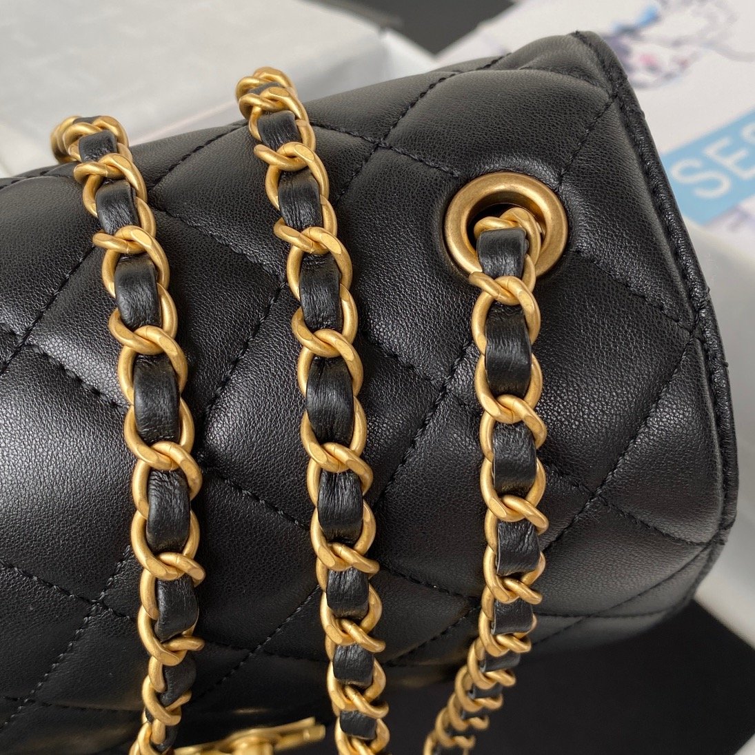 CHLSmall Floor Pack Black For Women, Women’s Bags 7in/19.5cm