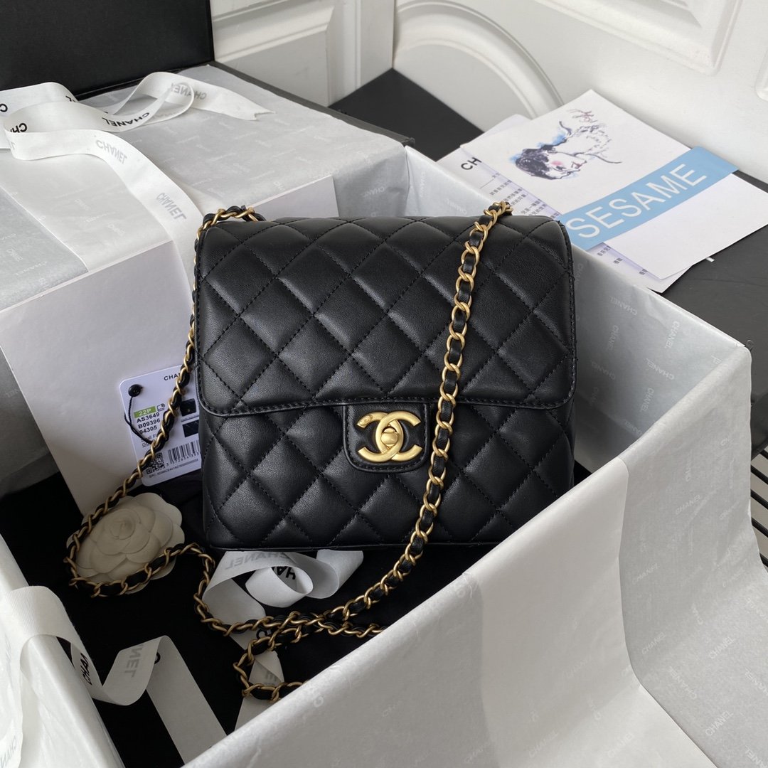 CHLSmall Top Qualityoor Pack Black For Women Bags 7.6in/19.5cm