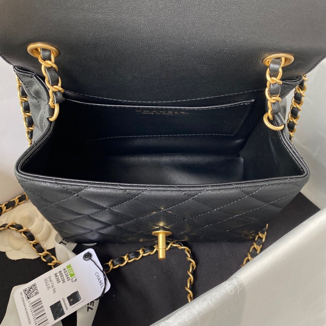 CHLSmall Top Qualityoor Pack Black For Women Bags 7.6in/19.5cm