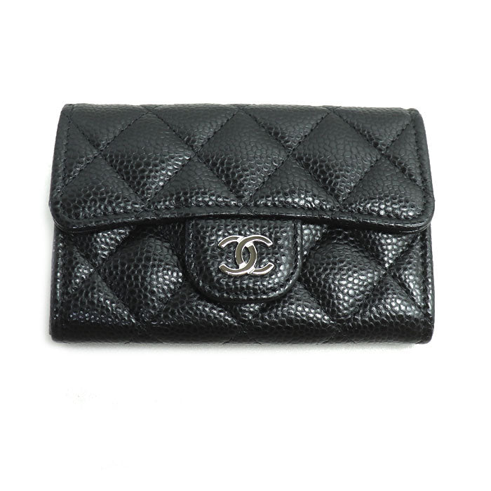 Chanel Matelassé Classic Flap Caviar Card Case