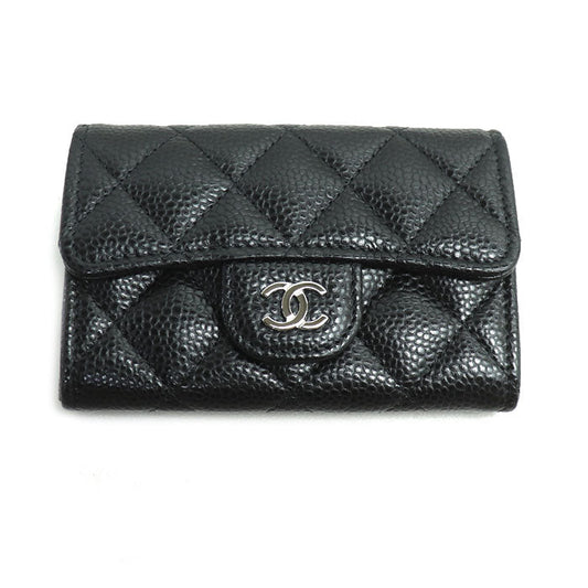 Chanel Matelassé Classic Flap Caviar Card Case