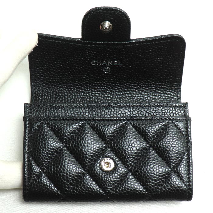 Chanel Matelassé Classic Flap Caviar Card Case