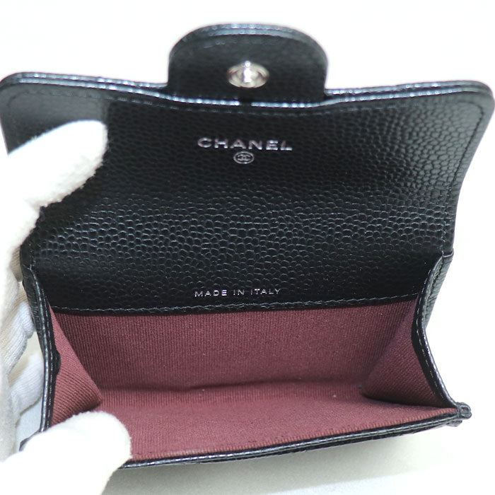 Chanel Matelassé Classic Flap Caviar Card Case