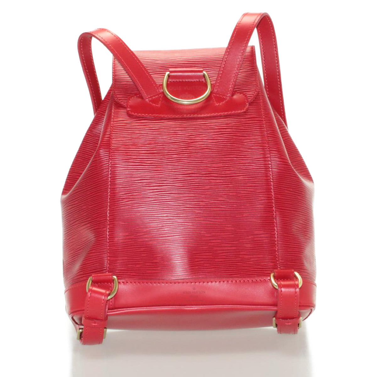 LOUIS VUITTON Epi Montsouris MM Backpack Red LV  am2389sA